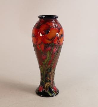 Lot-900-Moorcroft-flambe-poppy-vase
