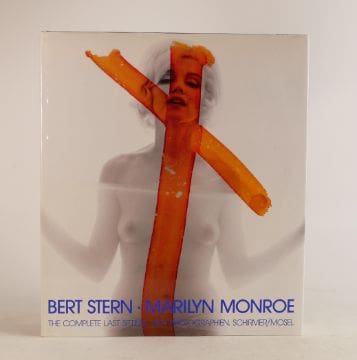 A hardback copy of Marilyn Monroe: The Complete Last Sitting