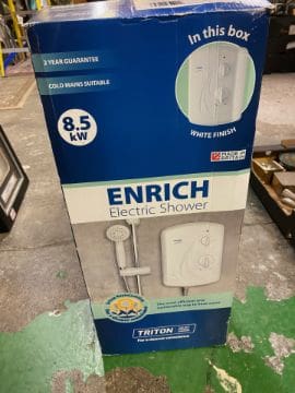 Lot-402-White-Triton-Enrich-Electric-8-5kw-Shower