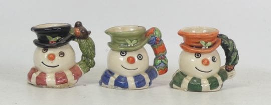 Lot-880-Small-Royal-Doulton-Snowman-Character-Jugs
