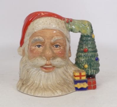 Lot-883-Large-Royal-Doulton-Santa-Claus-D7123-Character-Jug