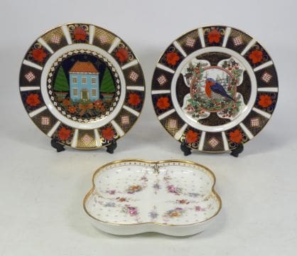 Lot-943-Royal-Crown-Derby-Bone-China-Christmas-Plates