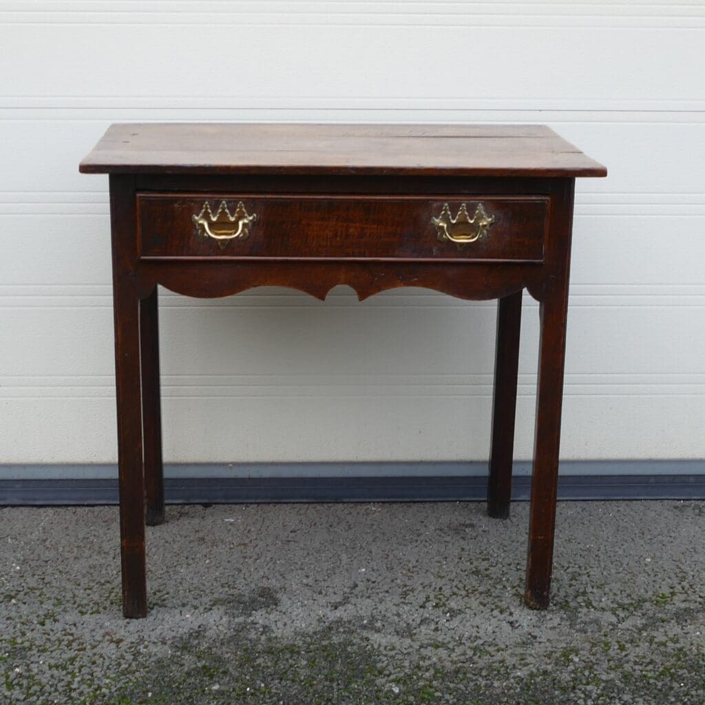 Georgian Oak Hall Table, £60-£120, March FA 2025 Georgian Oak Hall Table