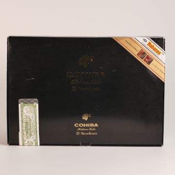 box of 25 COHIBA NOVEDOSOS Robusto no 2 Vitola Cigars