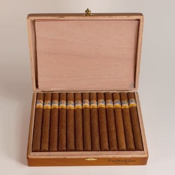 One box containing 25 COHIBA ESPLENDIDOS Churchill Vitola cigars