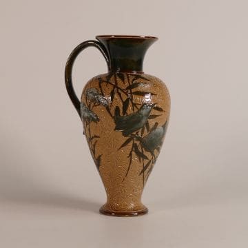 Lot-577-Florence-Barlow-for-Doulton-Lambeth-Stoneware-single-handled-jug Florence Barlow for Doulton Lambeth Stoneware single handled jug