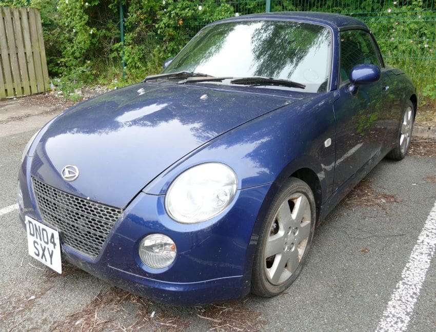 Lot-1000c-2004-Daihatsu-Copen-Coupe-Convertible A Daihatsu Copen Coupe Convertible