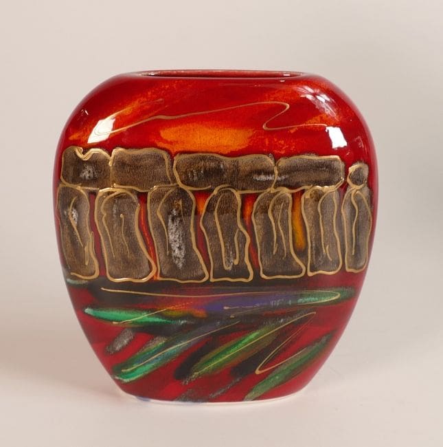 Lot-241-Anita-Harris-Stonehenge-Purse-Vase Anita Harris Stonehenge Purse Vase