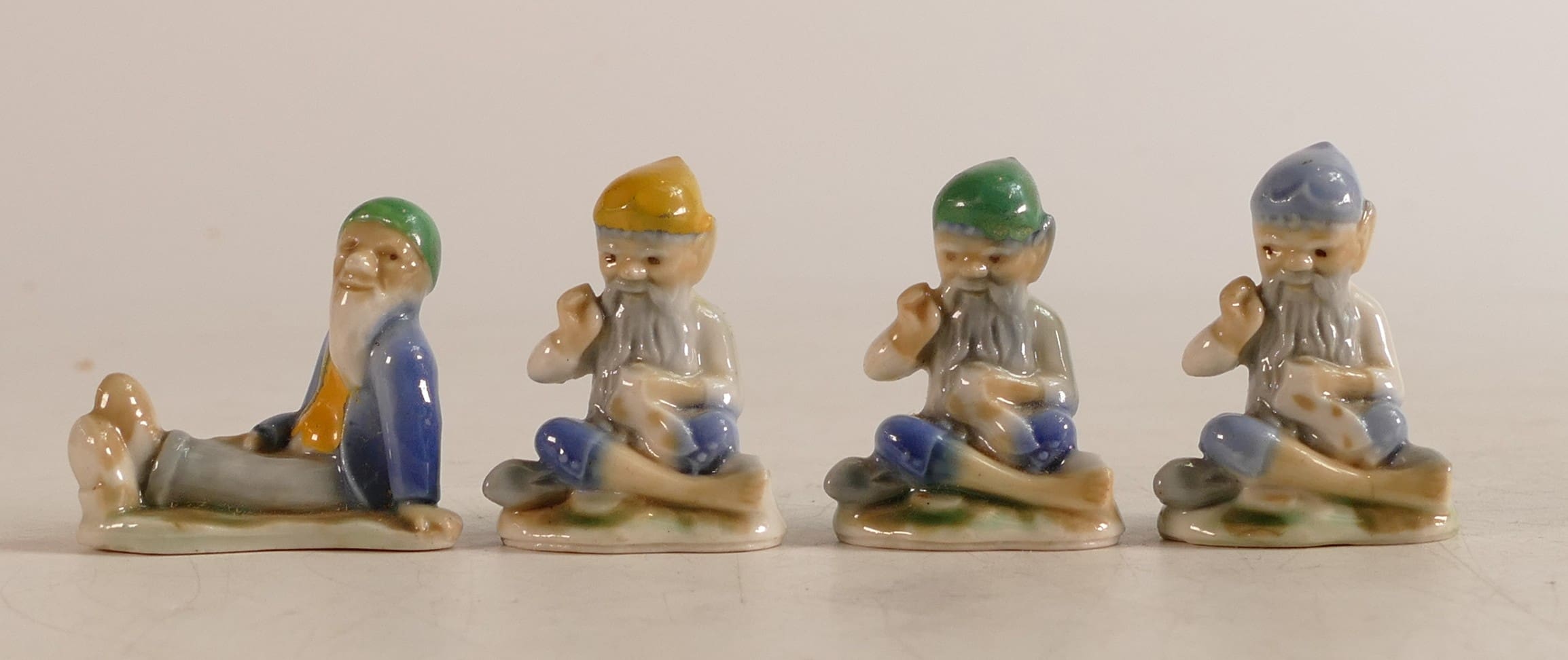 Wade gnomes £700, March 2024 Four Wade Hollowbase Prototype Gnomes